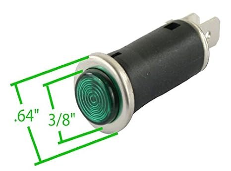 GREEN INDICATOR LIGHT, dune buggy vw baja bug