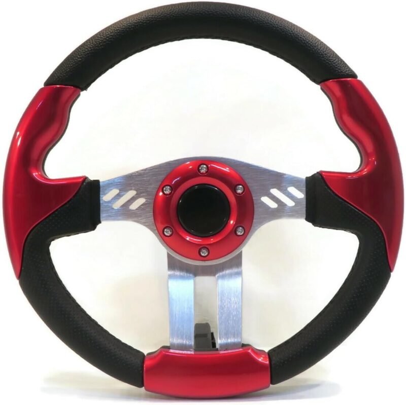 Steering Wheel Red & Black GT Style for Dune Buggy