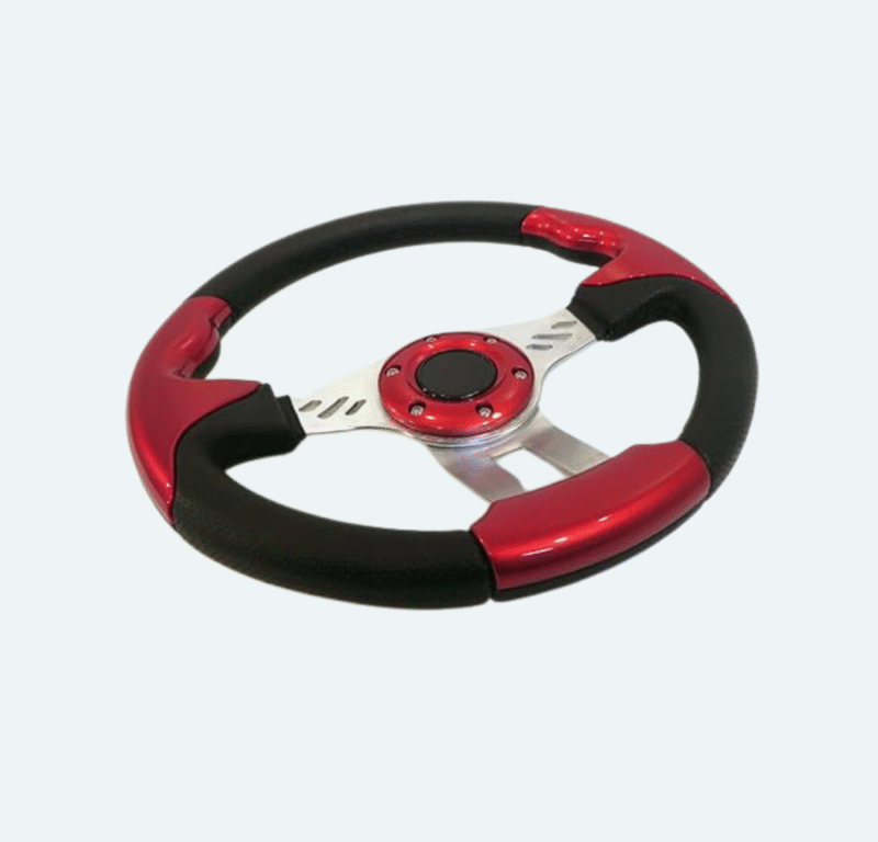 Steering Wheel Red & Black GT Style for Dune Buggy