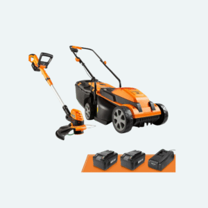 Lawn Mower & Grass Trimmer Combo