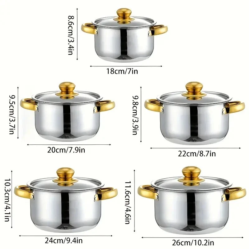 s-l1600 (47) Stainless Steel Cookware