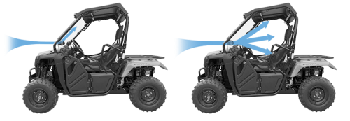 VersaVent windshield