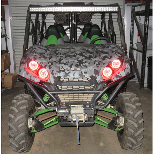 3982 - Kawasaki Teryx Angel Eyes LED Kit by SYA Waterproof LED Halo Light2 3982 - Kawasaki Teryx Angel Eyes LED Kit by SYA Waterproof LED Halo Lights