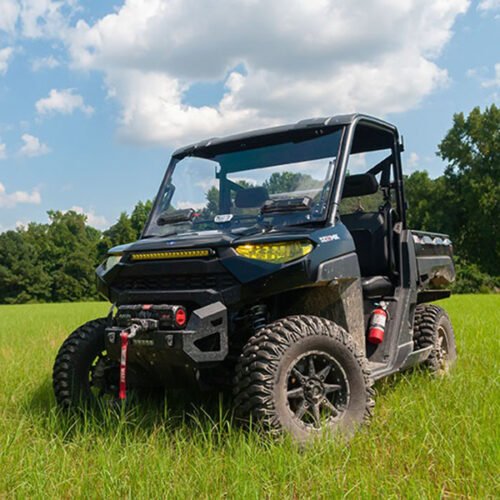 Polaris Midsize Ranger Flip Windshield Vented Hard Coated Seizmik