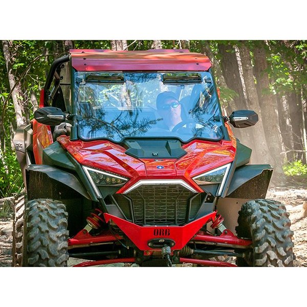 50-50231KIT - Polaris RZR PRO XP Front Windshield Versa Vent by Seizmik 2020-2024