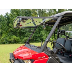 50-50247KIT - Can-Am Defender Flip Vented Windshield Scratch Resistant Seizmik Versa Can-Am Defender Flip Vented Windshield Scratch Resistant Seizmik Versa