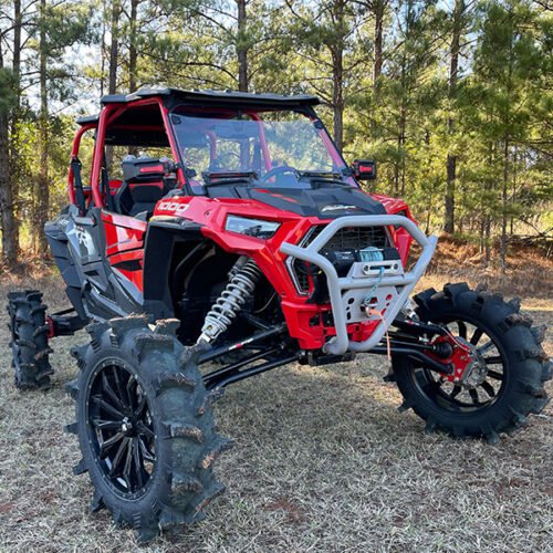 Polaris RZR XP 1000 Vented Windshield | Seizmik Toolless Hard Coated