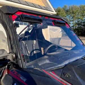 50-50493KIT - Kawasaki KRX 1000 Windshield Toolless Versa Vent Hard Coated