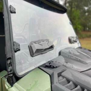 50-54921KIT - Seizmik Yamaha RMAX Toolless Windshield Versa Vent Hard Coated