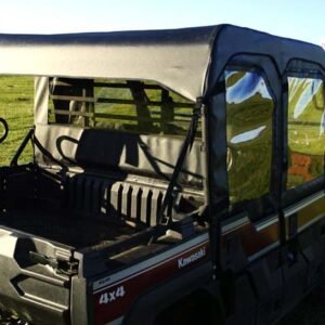 51-20989-4-l Seizmik Soft Upper Doors with Zipper - Kawasaki Mule Pro FXT