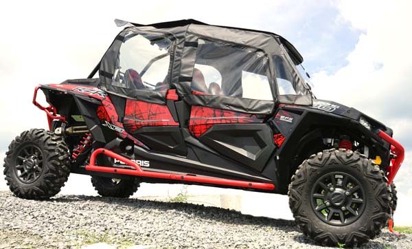 Seizmik Soft Upper Doors, Rear Window and Roof with Zipper- Polaris RZR XP 4 1000, XP 4 Turbo