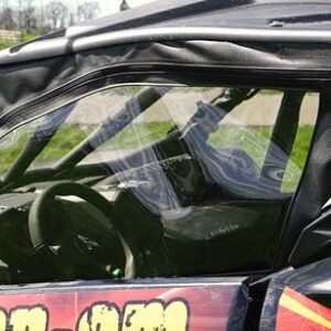 51-20993-2-l Seizmik Soft Upper Doors with Zipper - Can-Am Maverick X3