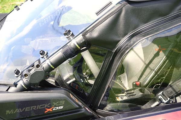 51-20993-3-l Seizmik Soft Upper Doors with Zipper - Can-Am Maverick X3