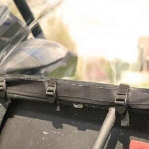 51-20993-6-l Seizmik Soft Upper Doors with Zipper - Can-Am Maverick X3