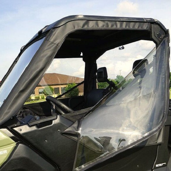 52-10034-Z-2-L Seizmik Soft Upper Doors with Zipper - Can-Am Defender