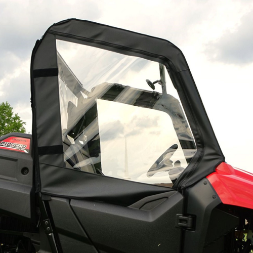 52-10058-Z-L Falcon Ridge Upper Soft Doors - Honda Pioneer 700 - With Zippers