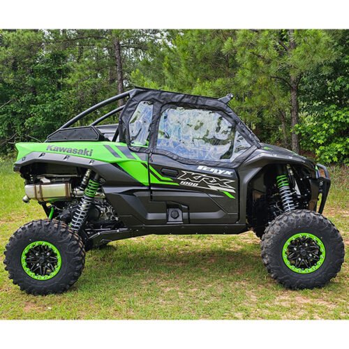 52-10099-Z-1-L Falcon Ridge Soft Upper Doors - Kawasaki Teryx KRX 1000 - With Zipper