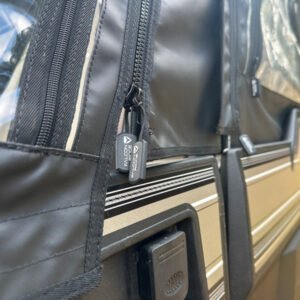 Falcon Ridge Front and Rear Soft Upper Doors Kawasaki Mule Pro FXT - Zippered