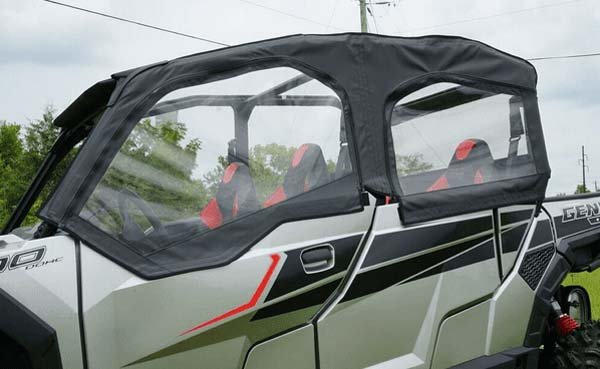 Seizmik Soft Doors with Zipper - Polaris General 4 1000, XP 4 1000