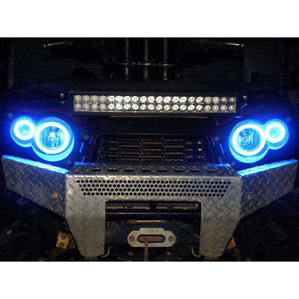 55-30002_l4 SYA Angel Eyes LED Kit for Kawasaki Brute Force 650 05-11 - Blue