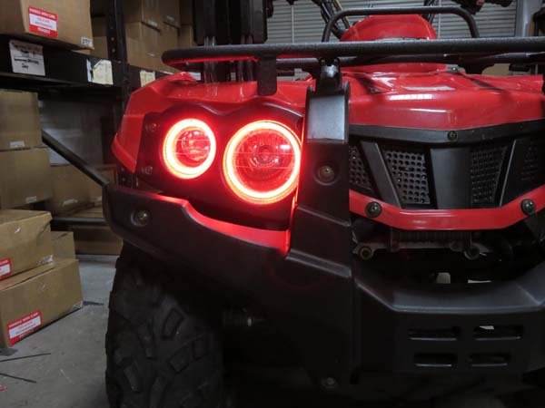 SYA Angel Eyes LED Kit for Hisun Forge 400 - Blue