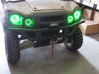 55-30015-1-N SYA Angel Eyes LED Kit for Kawasaki Mule Pro FX/FXT - Blue