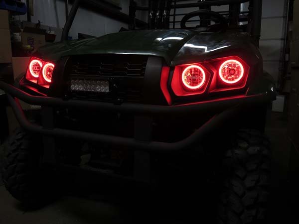 SYA Angel Eyes LED Kit for Kawasaki Mule Pro MX/FXR - Blue