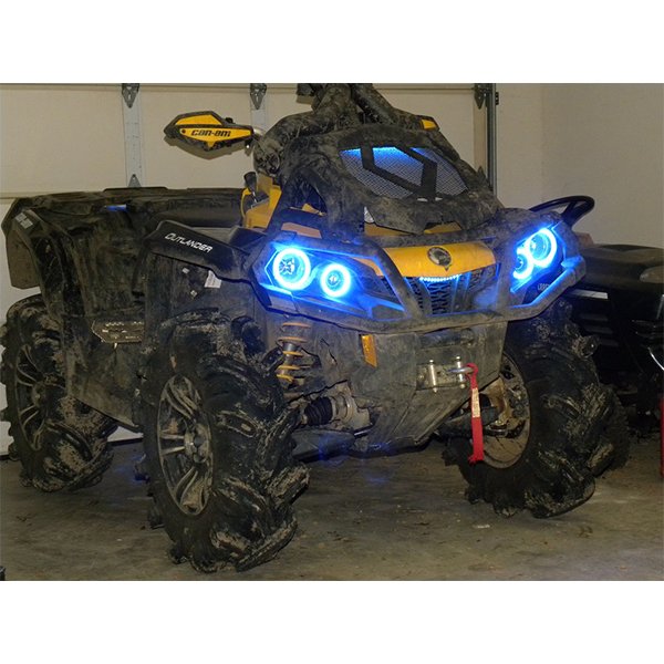 55-30018 - SYA Can-Am Outlander G2 Angel Eyes LED Kit White Halo Lights 55-30018 - SYA Can-Am Outlander G2 Angel Eyes LED Kit White Halo Lights