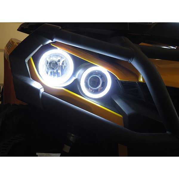 55-30018 - SYA Can-Am Outlander G2 Angel Eyes LED Kit White Halo Lights2 55-30018 - SYA Can-Am Outlander G2 Angel Eyes LED Kit White Halo Lights