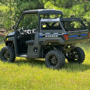 58-08076-1-N Seizmik Half Height Bed Rack - Polaris Ranger and Can-Am Defender Models
