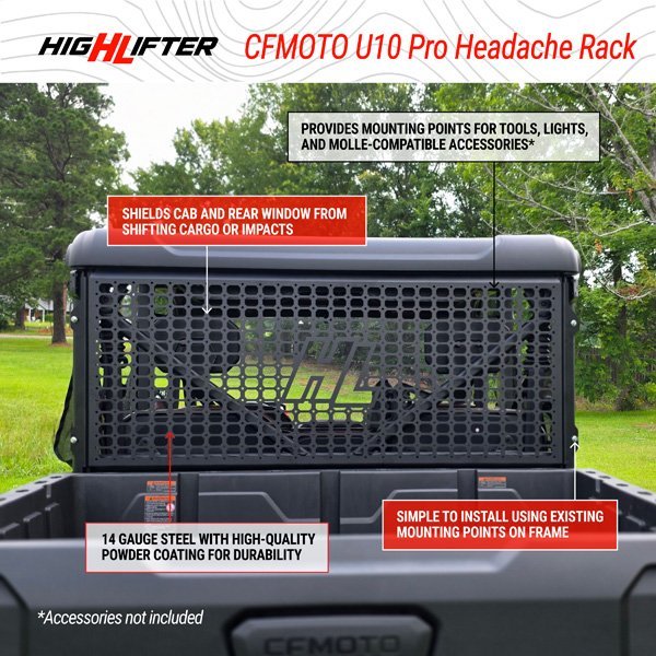 58-62920 - CFMOTO UForce U10 Pro headache rack