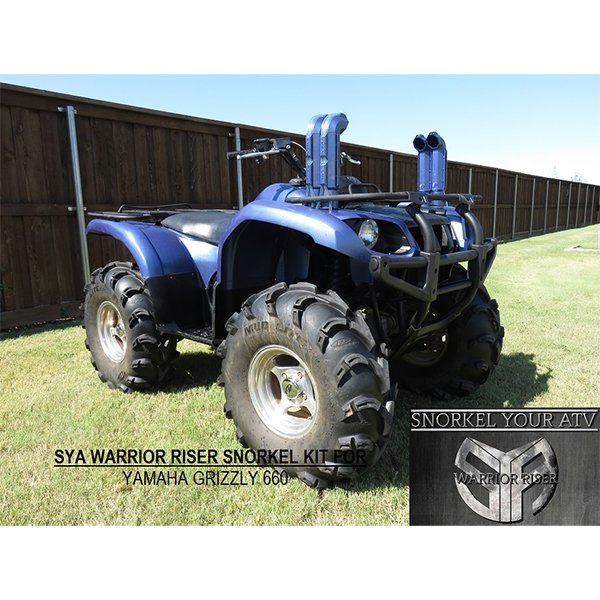 71-11246_L SYA Warrior Riser Snorkel kit for Yamaha Grizzly 660 2002 - 2008