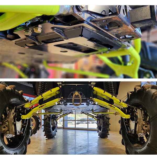 Can-Am Defender Rear Frame Gusset Kit | 2016-2026 Steel
