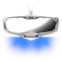 SZK-18020_4_S Seizmik Halo-RA LED Rearview Mirror with Cast Aluminum Bezel 2 inch and 1.875 inch Round Tube ROPS